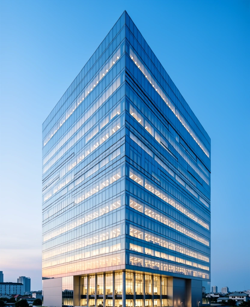 Modern architectural career backdrop